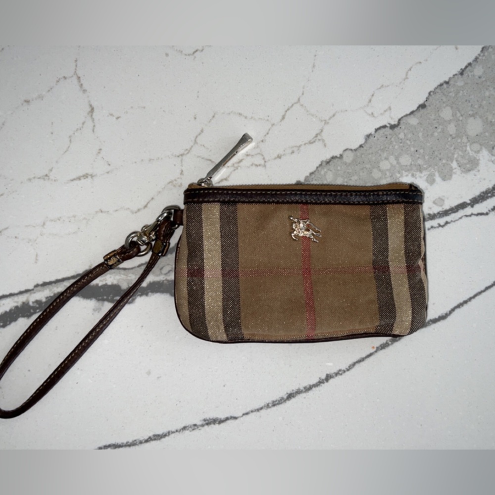 Authentic Burberry wristlet